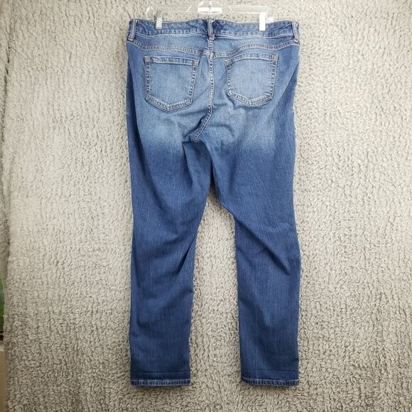 Torrid Jeans Womens 16 Blue Straight Leg Stretch Denim - Picture 4 of 8
